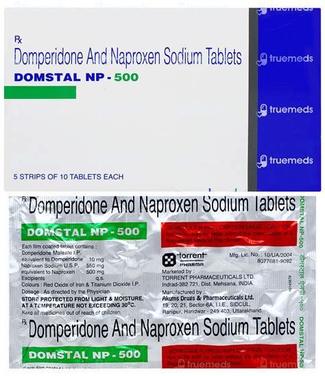 Domstal Np 500/10 MG | Order Domstal Np 500/10 MG Tablet Online at Truemeds