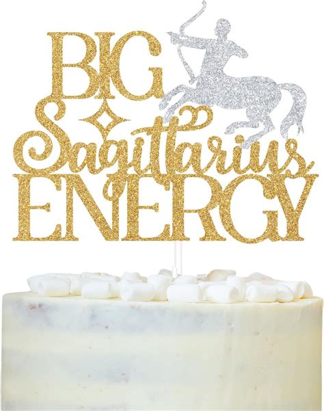 Amazon.com: Sagittarius Birthday Cake Topper, Big Sagittarius Energy, Sagittarius Season ...