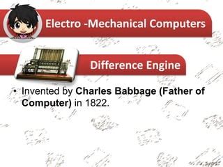 Image result for First Computer 1822
