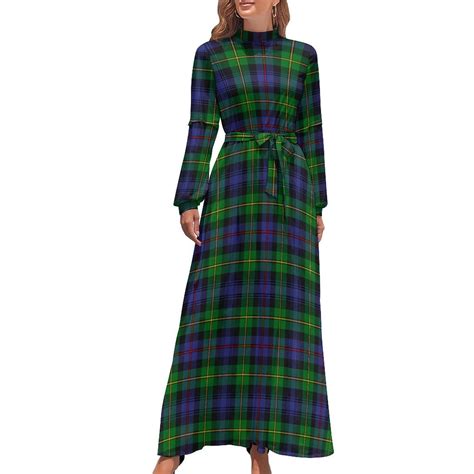 Vintage Plaid Dress Checkerboard Print Cute Maxi Dress Street Style ...