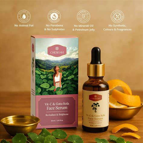 Buy Vit-C & Gotu Kola Face Serum with Purified water for Brightens skin ...
