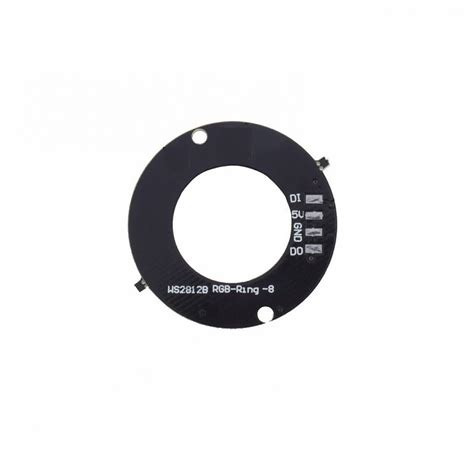 8 Bit WS2812 5050 RGB LED Built-in Full Color Driving Lights Circular ...