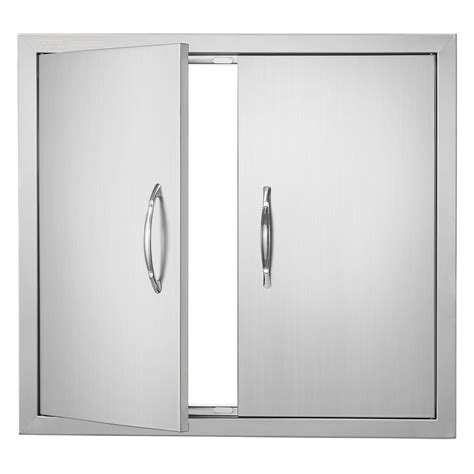 VEVOR BBQ Access Door, 660x609 mm Double Outdoor Kitchen Door ...