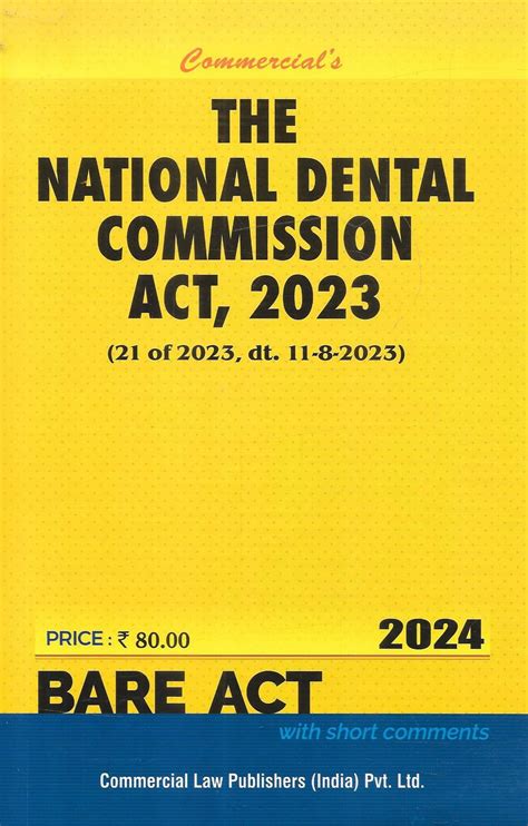 The National Dental Commission Act, 2023 – M&J Services - The Eclectic ...