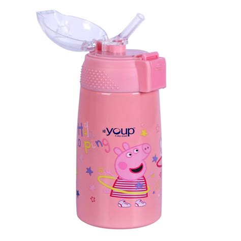 Peppa Pig Insulated Stainless Steel Water Bottle – 300ml | Double Wall ...