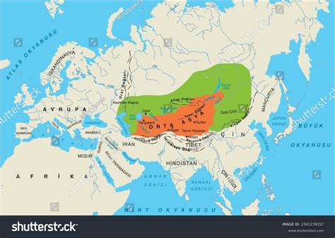 Xanadu Kubla Khan Map