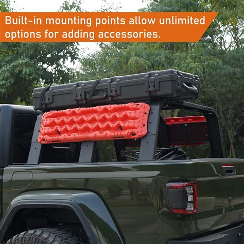 Buy u-Box Tacoma/Gladiator 18.8 High Overland Truck Bed Rack Ladder ...