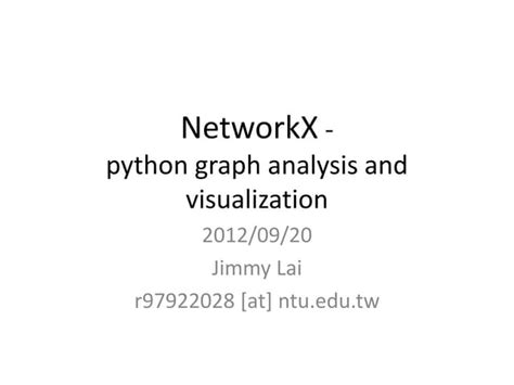 Image result for Python NetworkX Visualization