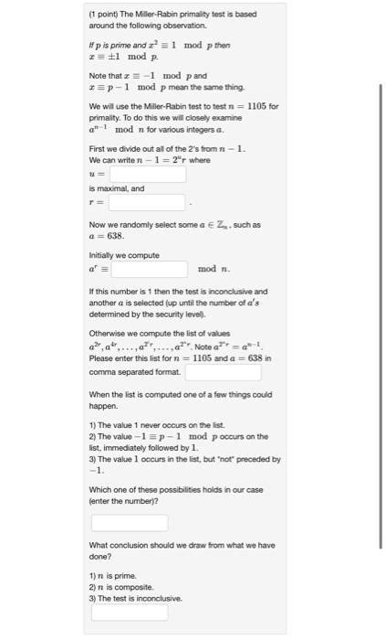 Rezultat imagine pentru Miller-Rabin Test for Primality