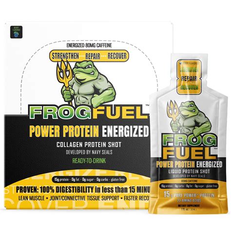 Buy Frog FuelPower Energized Clear Protein , 15g Protein Nano ...