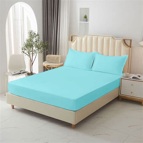 Knit Fitted Sheet,Sheets,Full Fitted Sheets Ultra Soft Comfortable and ...