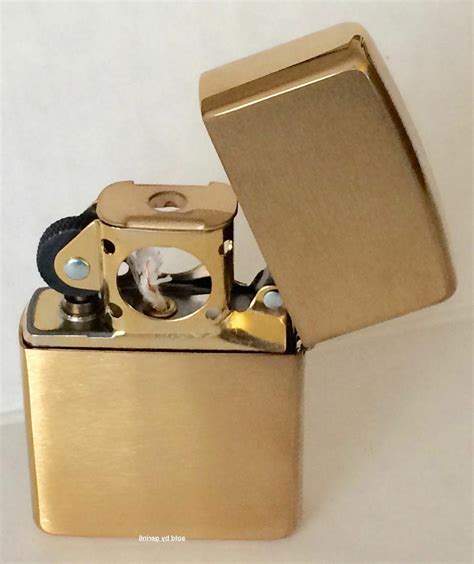 Zippo Windproof Brushed Brass Pipe Lighter, 204BPL, 204B
