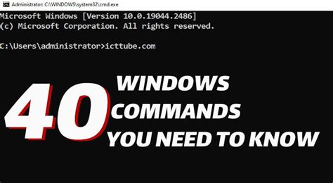 Image result for Command Console Commands in Windows