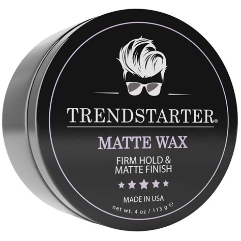 Amazon.com: TRENDSTARTER - MATTE WAX (4oz) - Firm Hold - Matte Finish ...