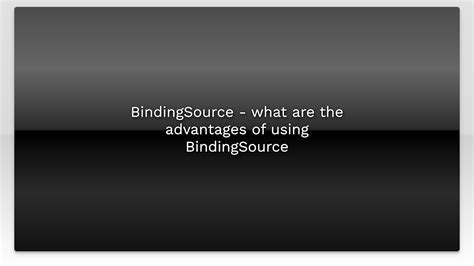 Image result for BindingSource Tutorial
