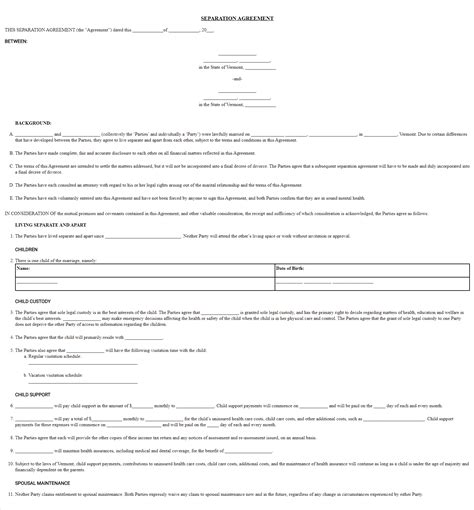 Free Virginia Marital Separation Agreement - Forms.Legal