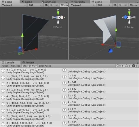 Unity Plane Tutorial 的图像结果