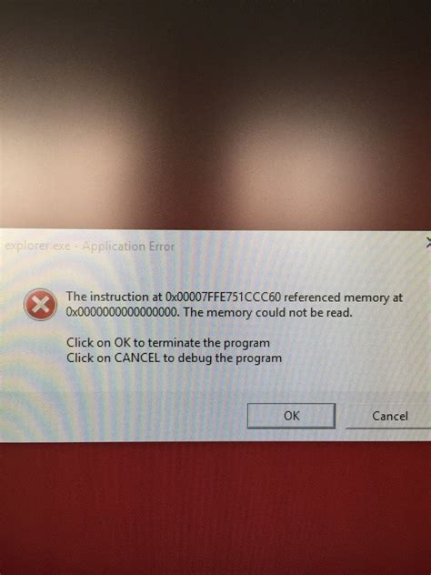 Explorer.exe Memory Error Every Shutdown? : Windows10