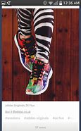 Image result for Adidas Rainbow Shoes