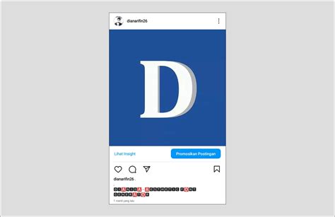 Instagram Font Generator : C̳o̳p̳y̳ ̳P̳a̳s̳t̳e̳ Teks Font IG Bio & Caption