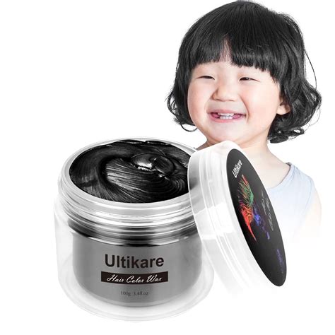 Amazon.com : Temporary Hair Color for Kids black, Ultikare Hair Dye ...