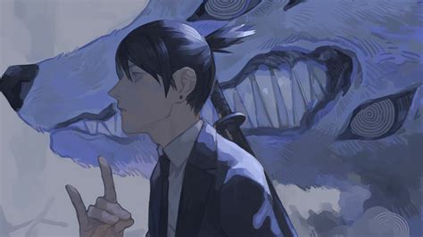 4K, teeth, hand gesture, Kon, eyes, creature, profile, Aki, Fox Devil ...