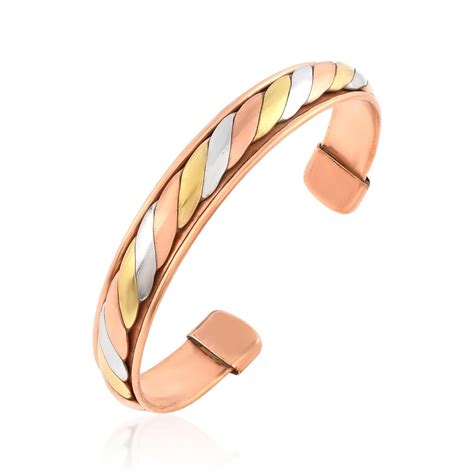 Buy Zumrut® Pure Ashtdhatu Kada Bracelet Adjustable Bangle Mixed Metal ...