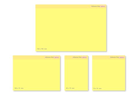 Image result for Scripti Post It Sizes