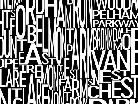 Modern Map Art The Bronx Typography Neighborhood Map Art City India | Ubuy