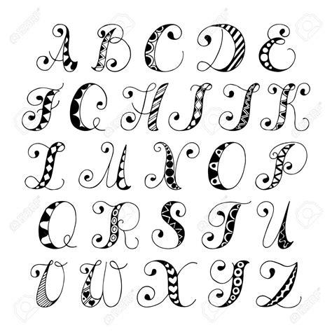 Fancy Alphabet Letters Drawing - Drawing Tips Guide