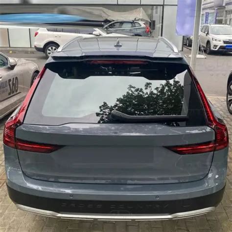 Car Craft Compatible With Volvo V90 2021 Rear Roof Wing Lip Spoiler ...