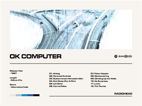 OK Computer Radiohead Album Poster Framed Poster | Etsy