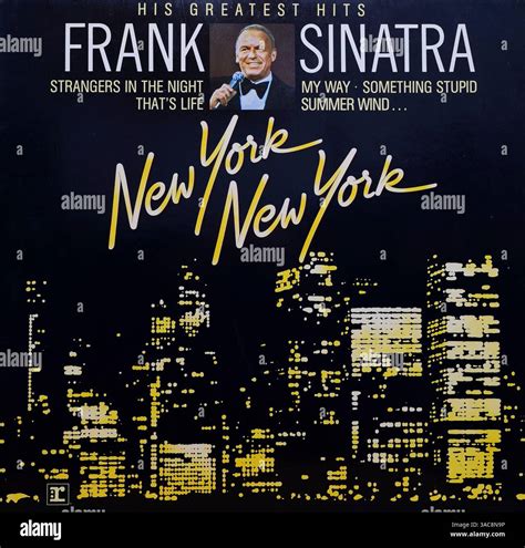 Vintage vinyl record cover, Frank Sinatra, His Greatest Hits (New York ...