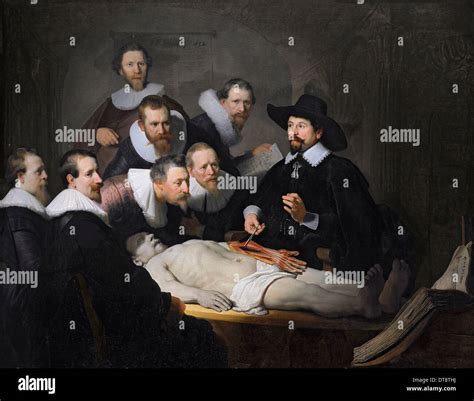 The Anatomy Lesson of Dr. Nicolaes Tulp, 1632. Artist: Rembrandt van ...