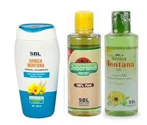 Buy SBL's Arnica Montana Hair Oil + Jaborandi Hair Oil + Arnica Montana ...