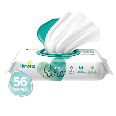 Pampers Aqua Pure Natural Sensitive Baby Wipes - Buy Pampers Baby Wipes ...