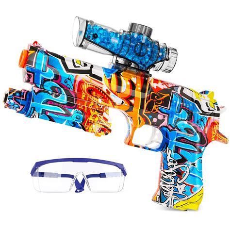 Buy Innedu Gel Blaster, Automatic Gel Blaster with Goggles ...
