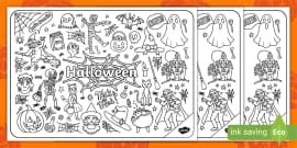 Halloween Dinosaurs Colouring Pages (teacher made) - Twinkl