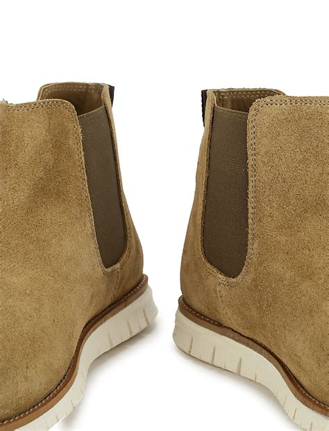 Buy Pure Leather Plain Slip-on Chelsea Boots at Marks & Spencer