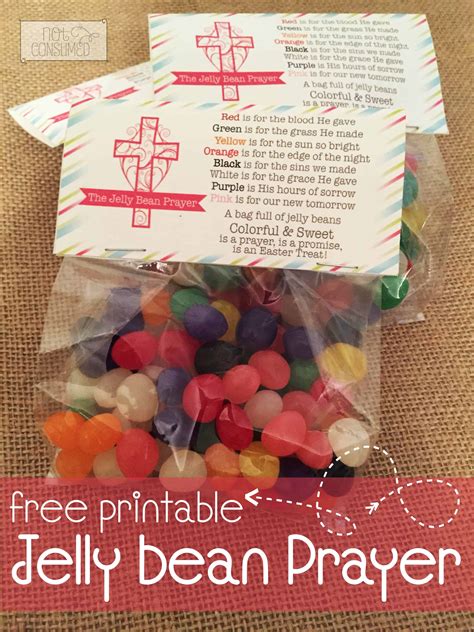 Jelly Bean Prayer Printables