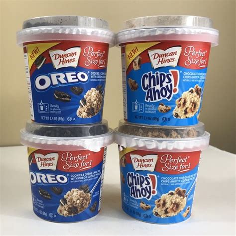 Buy Lot 4 Duncan Hines Perfect Size for 1 Cake Mix Chips Ahoy Oreo ...