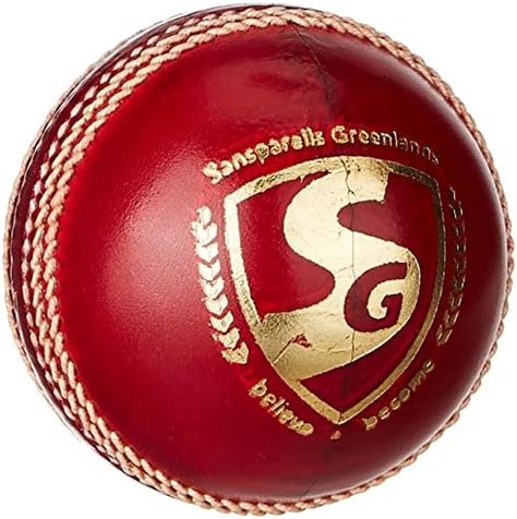 SG Test Cricket Sports Collection Original Leather Cricket Ball (RED ...