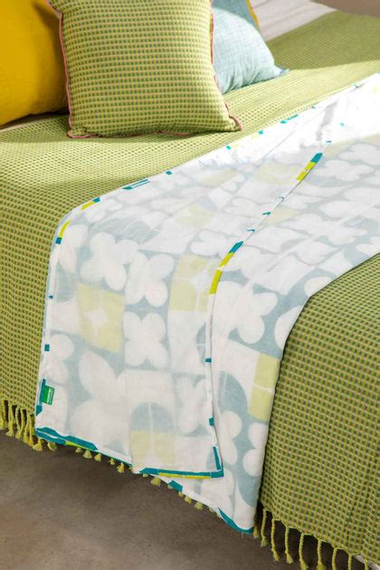 Circle Of Joyee Spring Teal Cotton Dohar