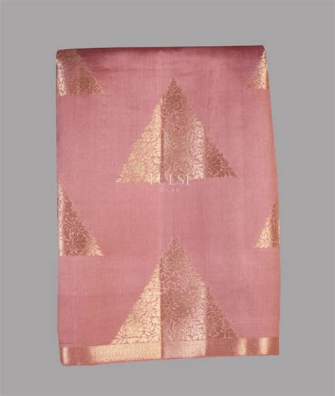 Buy Dusty Pink Chaniya Silk Saree T639046