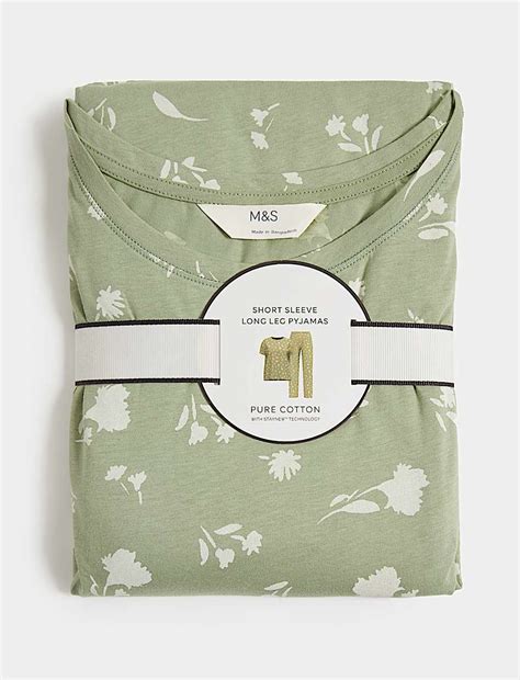 Buy Pure Cotton Printed Pyjama Set at Marks & Spencer