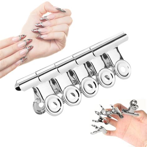 Stainless Steel Clips - 5pcs Stainless Steel Silver C Curve Nail ...