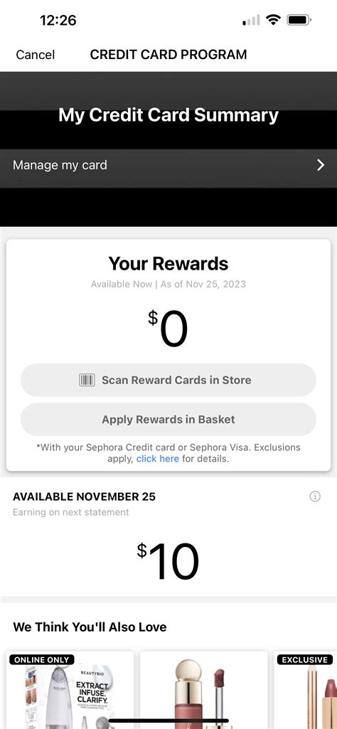 Sephora visa credit card - Beauty Insider Community