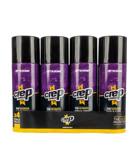 Crep Protect Ultimate Rain & Stain Shoe Spray 5oz 200ml 4-Pack Bundle ...