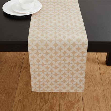 Buy Marshmallow Carbon Cotton Printed Table Runner from Home Centre at ...