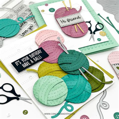 Concord & 9th Die Knitting Together - Scrapbook Super Station